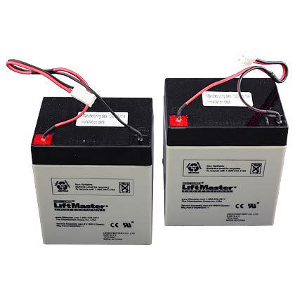 chamberlain liftmaster elite series replacement battery