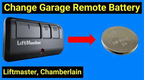 how to replace liftmaster battery