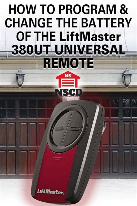 liftmaster 380ut battery replacement